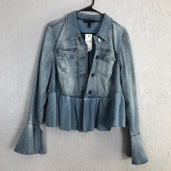 Lane Bryant Jackets & Blazers - Lane Bryant nwt ruffle trim size 16